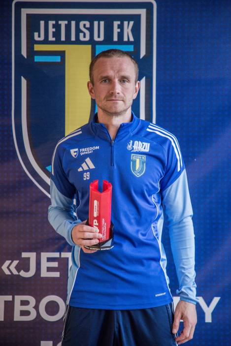 Максим Житнев — «Ақтөбеге» қарсы кездесудің Olimpbet үздік ойыншысы! #ЖетісуАқтөбе