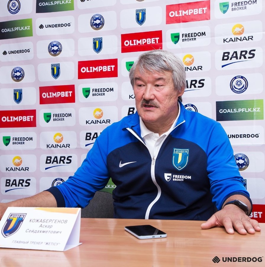 Главный тренер «Жетысу» Аскар Кожабергенов прокомментировал матч с «Тоболом»